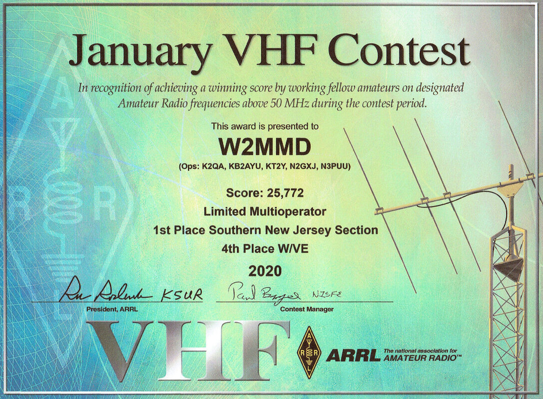 January 2020 VHF Contest