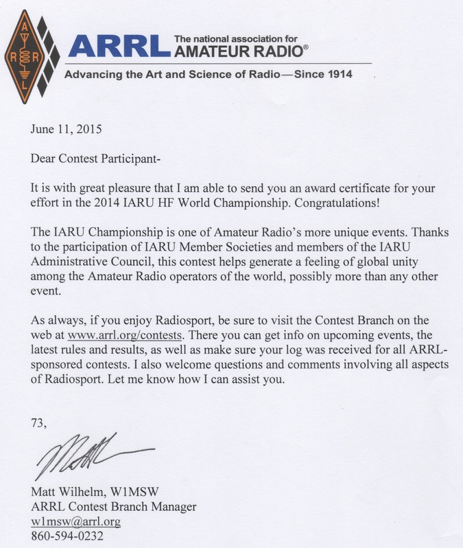 ARRL Letter