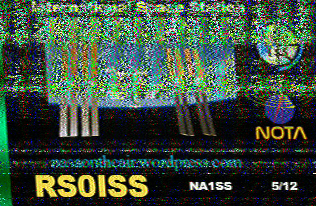 SSTV image from ISS