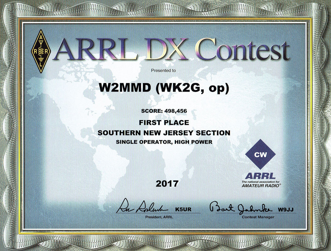 W2MMD ARRL DX Contest