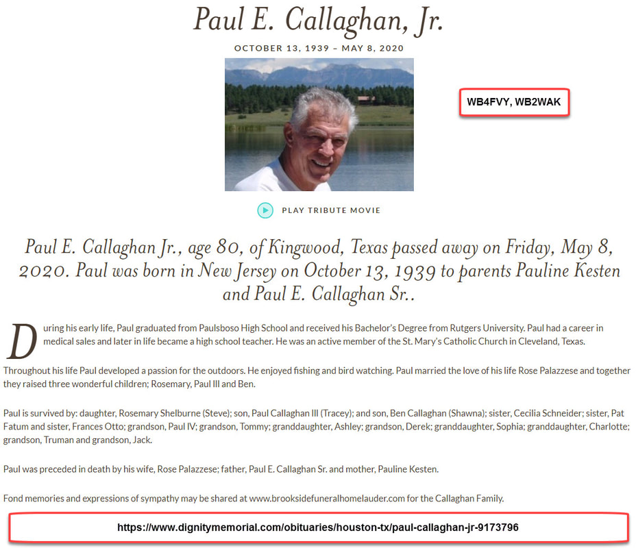 Paul Callaghan WB4FVY